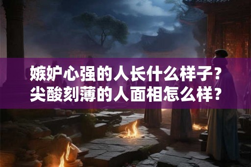 嫉妒心强的人长什么样子？尖酸刻薄的人面相怎么样？