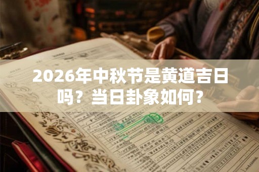 2026年中秋节是黄道吉日吗？当日卦象如何？