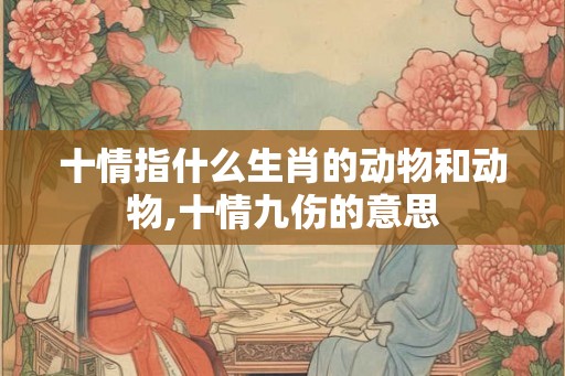 十情指什么生肖的动物和动物,十情九伤的意思