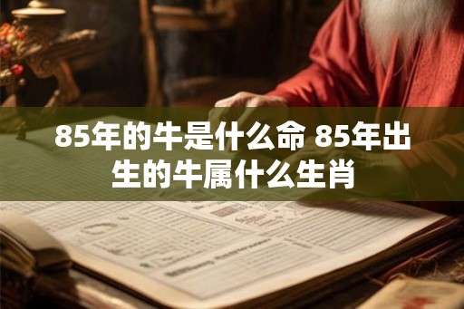 85年的牛是什么命 85年出生的牛属什么生肖 85年的牛是什么命 85年出生的牛属什么生肖