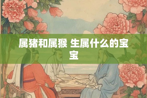 属猪和属猴 生属什么的宝宝