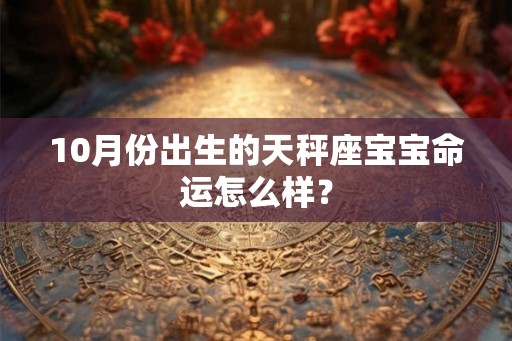 10月份出生的天秤座宝宝命运怎么样？