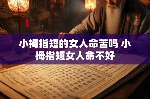 小拇指短的女人命苦吗 小拇指短女人命不好
