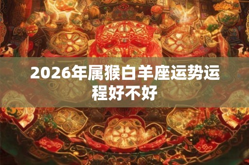 2026年属猴白羊座运势运程好不好