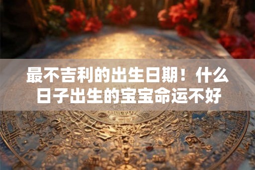 最不吉利的出生日期！什么日子出生的宝宝命运不好