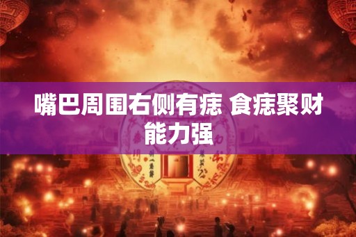 嘴巴周围右侧有痣 食痣聚财能力强 嘴巴周围右侧有痣 食痣聚财能力强