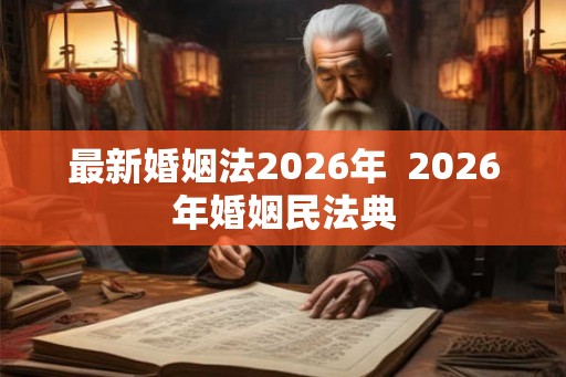 最新婚姻法2026年  2026年婚姻民法典