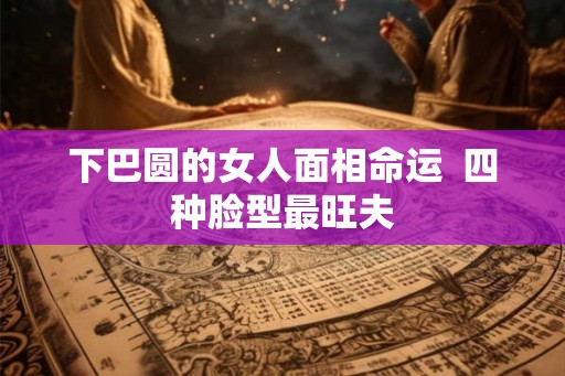 下巴圆的女人面相命运  四种脸型最旺夫