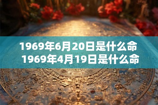 1969年6月20日是什么命  1969年4月19日是什么命