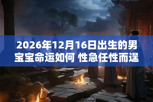 2026年12月16日出生的男宝宝命运如何 性急任性而逞强