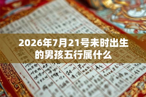 2026年7月21号未时出生的男孩五行属什么 2026年7月21号未时出生的男孩五行属什么