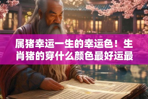 属猪幸运一生的幸运色!生肖猪的穿什么颜色最好运最幸福 属猪幸运一生的幸运色!生肖猪的穿什么颜色最好运最幸福