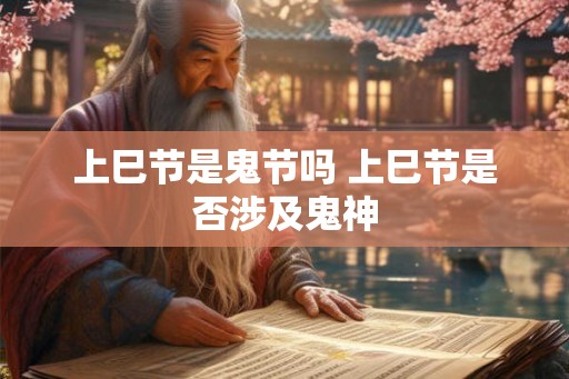 上巳节是鬼节吗 上巳节是否涉及鬼神