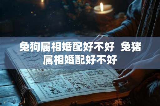 兔狗属相婚配好不好  兔猪属相婚配好不好