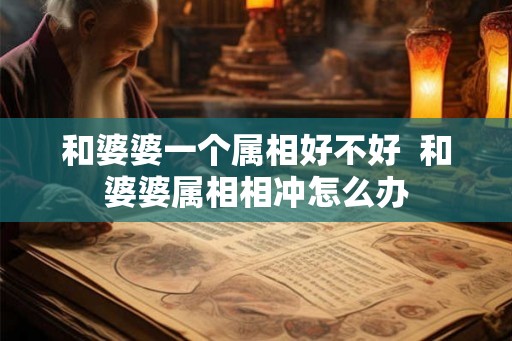 和婆婆一个属相好不好  和婆婆属相相冲怎么办