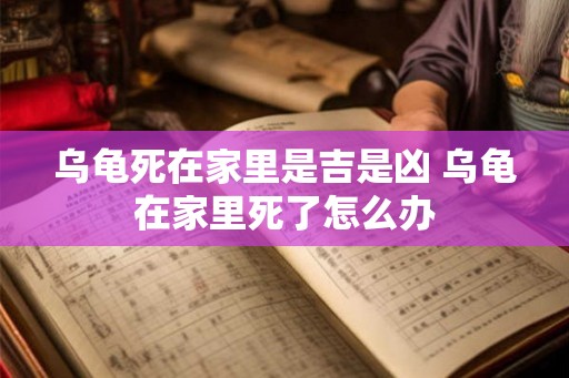 乌龟死在家里是吉是凶 乌龟在家里死了怎么办
