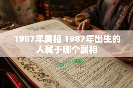 1987年属相 1987年出生的人属于哪个属相