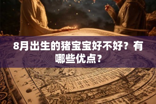 8月出生的猪宝宝好不好？有哪些优点？