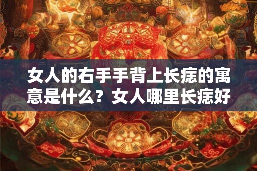 女人的右手手背上长痣的寓意是什么？女人哪里长痣好？