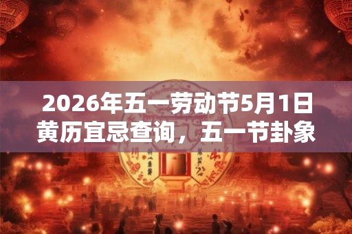 2026年五一劳动节5月1日黄历宜忌查询，五一节卦象占卜解析！