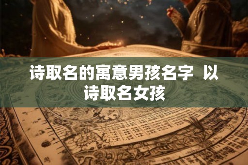 诗取名的寓意男孩名字 以诗取名女孩 诗取名的寓意男孩名字 以诗取名女孩