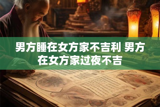 男方睡在女方家不吉利 男方在女方家过夜不吉