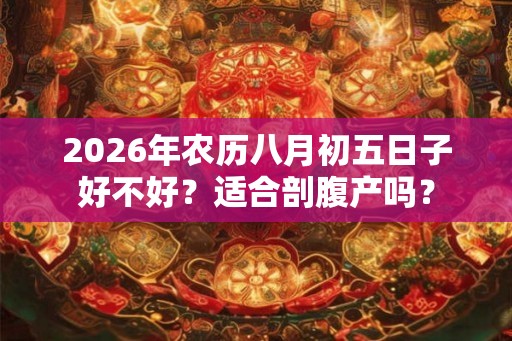 2026年农历八月初五日子好不好？适合剖腹产吗？