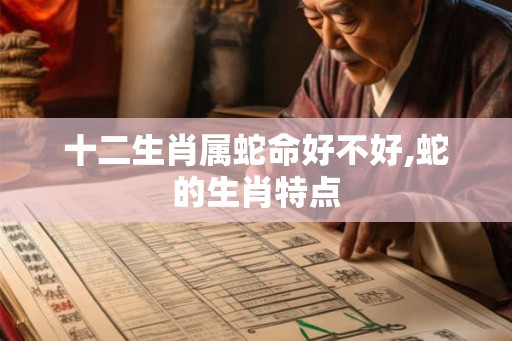 十二生肖属蛇命好不好,蛇的生肖特点