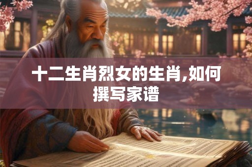 十二生肖烈女的生肖,如何撰写家谱 十二生肖烈女的生肖,如何撰写家谱