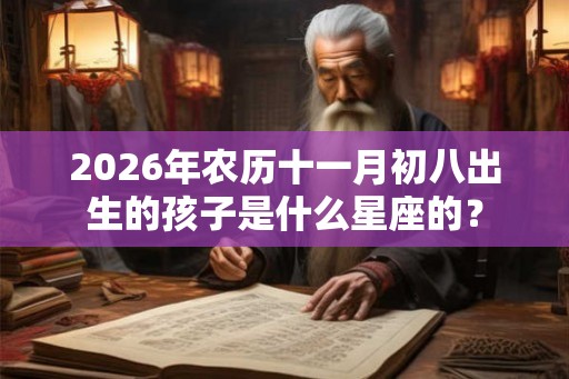 2026年农历十一月初八出生的孩子是什么星座的? 2026年农历十一月初八出生的孩子是什么星座的?