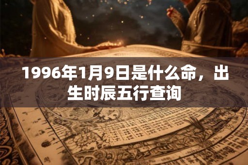 1996年1月9日是什么命，出生时辰五行查询