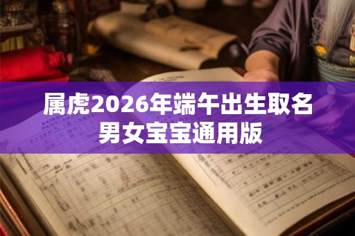 属虎2026年端午出生取名 男女宝宝通用版 属虎2026年端午出生取名 男女宝宝通用版