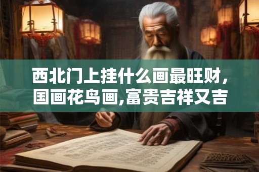 西北门上挂什么画最旺财，国画花鸟画,富贵吉祥又吉利