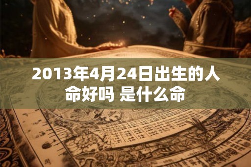 2013年4月24日出生的人命好吗 是什么命