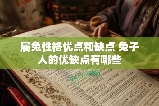 属兔性格优点和缺点 兔子人的优缺点有哪些