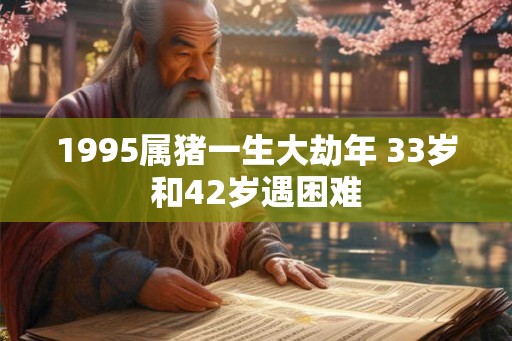 1995属猪一生大劫年 33岁和42岁遇困难