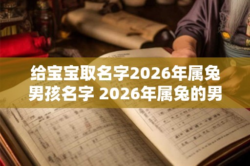 给宝宝取名字2026年属兔男孩名字 2026年属兔的男孩起什么名字好