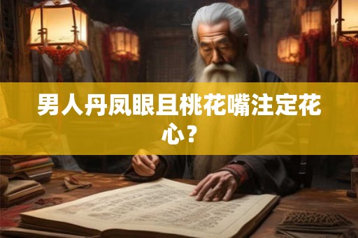 男人丹凤眼且桃花嘴注定花心？