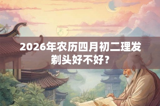 2026年农历四月初二理发剃头好不好？