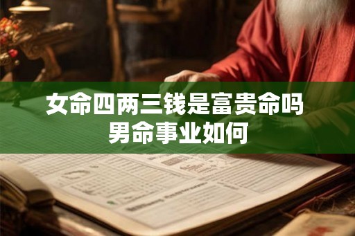 女命四两三钱是富贵命吗 男命事业如何 女命四两三钱是富贵命吗 男命事业如何