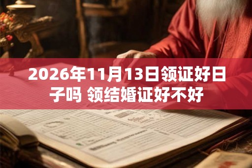 2026年11月13日领证好日子吗 领结婚证好不好