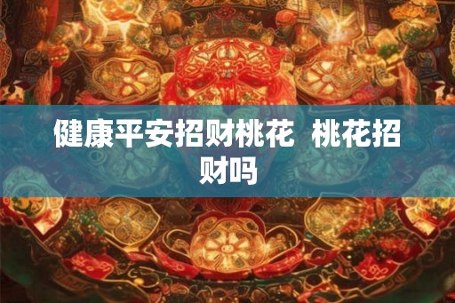 健康平安招财桃花  桃花招财吗