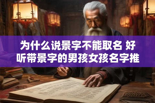 为什么说景字不能取名 好听带景字的男孩女孩名字推荐 为什么说景字不能取名 好听带景字的男孩女孩名字推荐