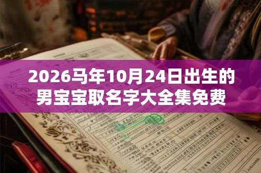 2026马年10月24日出生的男宝宝取名字大全集免费 2026马年10月24日出生的男宝宝取名字大全集免费
