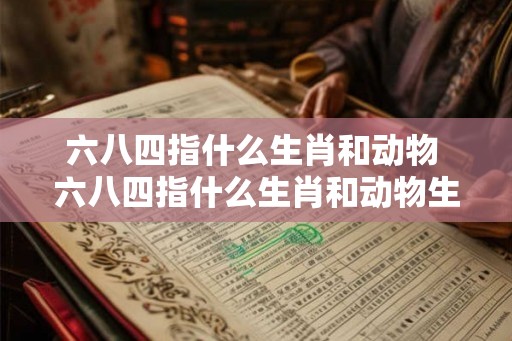 六八四指什么生肖和动物 六八四指什么生肖和动物生肖