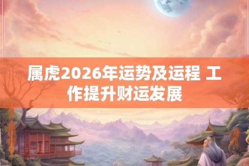 属虎2026年运势及运程 工作提升财运发展 属虎2026年运势及运程 工作提升财运发展