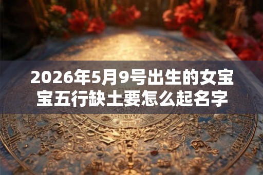 2026年5月9号出生的女宝宝五行缺土要怎么起名字