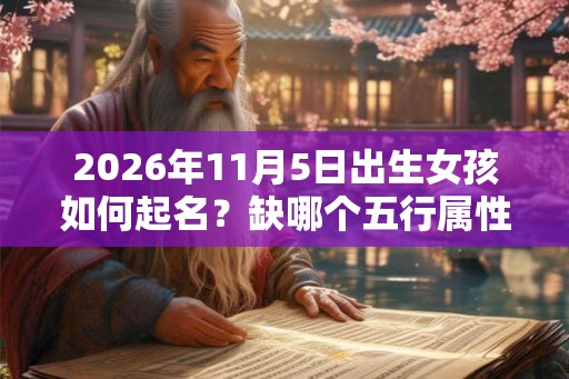 2026年11月5日出生女孩如何起名？缺哪个五行属性？