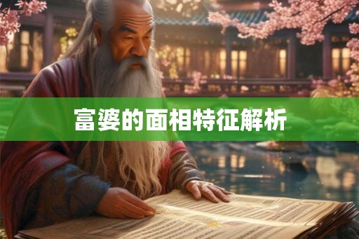 富婆的面相特征解析