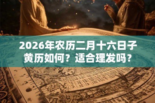 2026年农历二月十六日子黄历如何？适合理发吗？